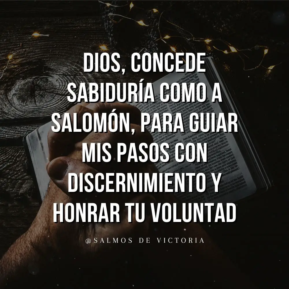 Oración del Rey Salomón pidiendo Sabiduría Increíble Revelación