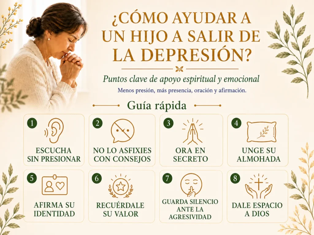 Cómo ayudar a un hijo a salir de la depresión