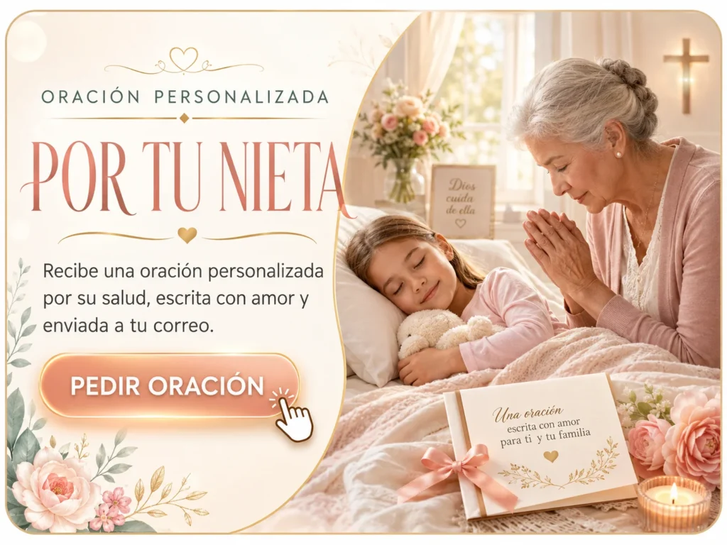 oracion por la slaud de mi nieta enferma